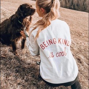 BEING KIND IS COOL SWEATSHIRT Size Small